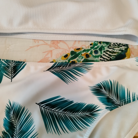 SHEIN tropical white bikini - Picture 2 of 7